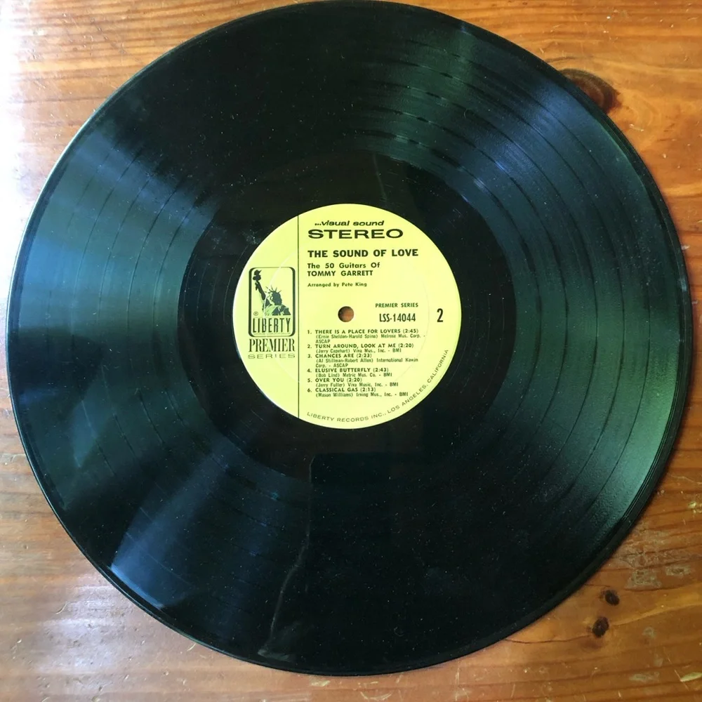The Sound Of Love The 50 Guitars Of Tommy Garrett LP Record Album - Picture 8 of 8